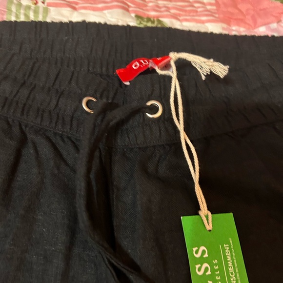 Guess Black linen cargo pants Medium! Brand new with tags! - Picture 4 of 6